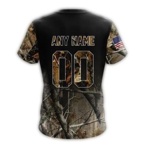 Personalized Atlanta Braves Camo Realtree All-Over Print T-Shirt