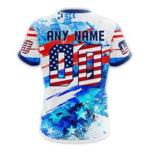 Personalized Atlanta Braves 4Th Of July All-Over Print T-Shirt