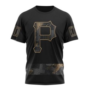 Personalized Name and Number Pittsburgh Pirates Armed Forces Day All-Over Print T-Shirt