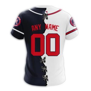 Personalized Atlanta Braves All-Over Print T-Shirt - Customizable Fan Gear