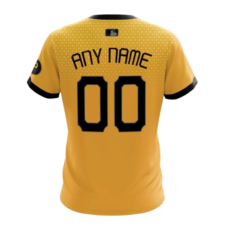 Personalized Name and Number Pittsburgh Pirates 2024 City All-Over Print T-Shirt - Image 2