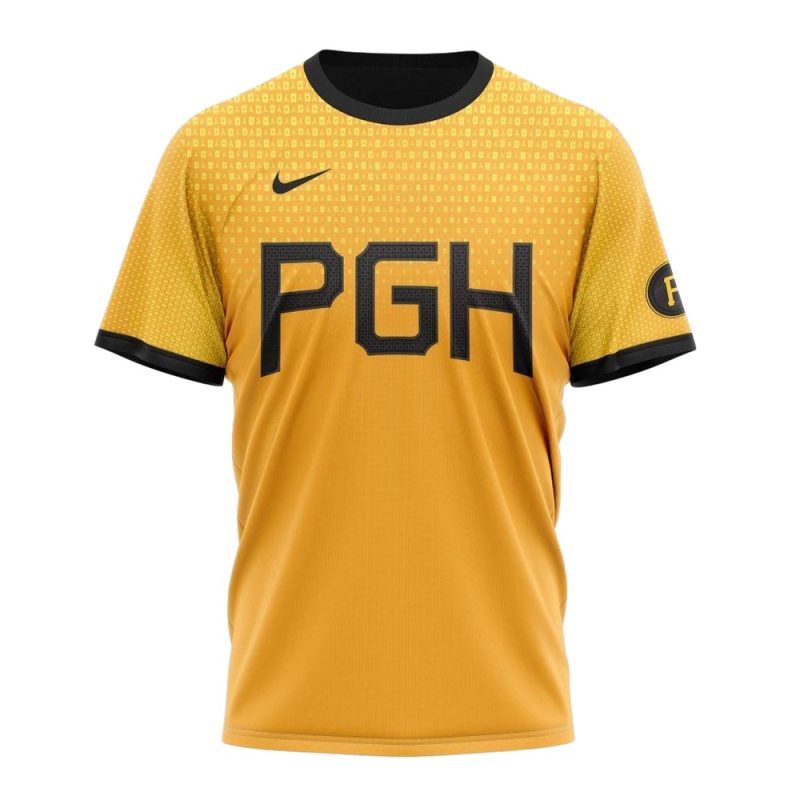 Personalized Name and Number Pittsburgh Pirates 2024 City All-Over Print T-Shirt
