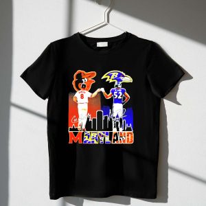 Cal Ripken & Ray Lewis Signature T-Shirt - Baltimore Orioles & Ravens