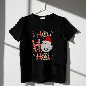 Candy Cane Santa Ho Ho Ho Christmas T-Shirt For Oakland Athletics Fans