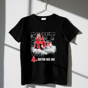 Can'T Stop Vs Boston Red Sox Graphic T-Shirt For Sports Fans