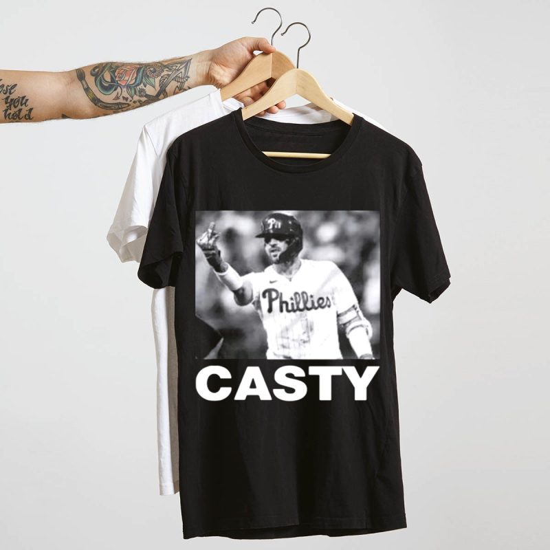Casty Phillies Baseball Player Graphic T-Shirt for True Fans - Image 4