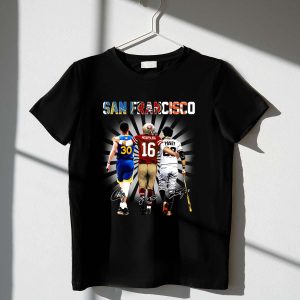 Champion Stephen Curry 30 & Joe Montana 16 Signature T-Shirt