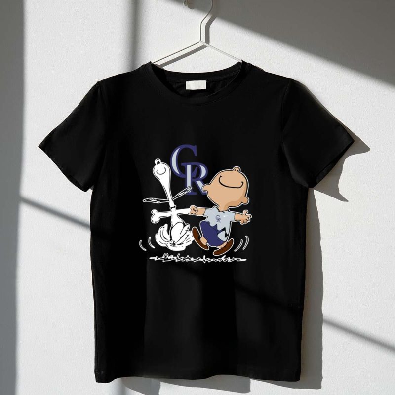 Charlie Brown Snoopy Colorado Rockies shirt t shirt 1 1