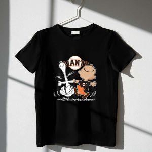 Charlie Brown Snoopy San Francisco Giants T-Shirt For Fans