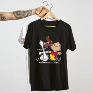 Charlie Brown & Snoopy St. Louis Cardinals Graphic T-Shirt – Unisex Gift