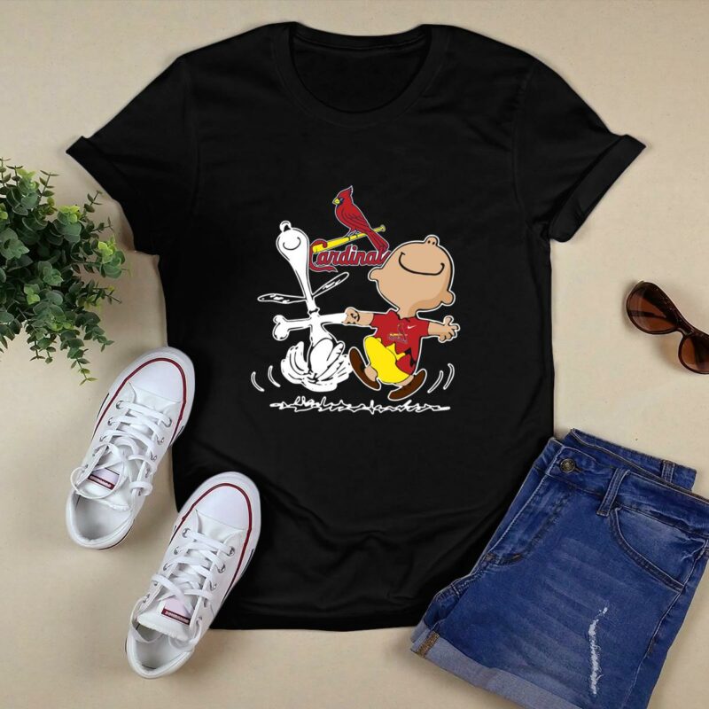 Charlie Brown & Snoopy St. Louis Cardinals Graphic T-Shirt – Unisex Gift - Image 5
