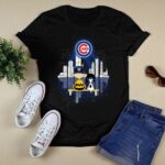 Charlie brown and snoopy dog watching city chicago cubs shirt t shirt 0.jpg
