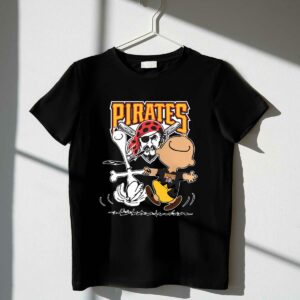 Snoopy Charlie Brown Pittsburgh Pirates Graphic T-Shirt for Fans