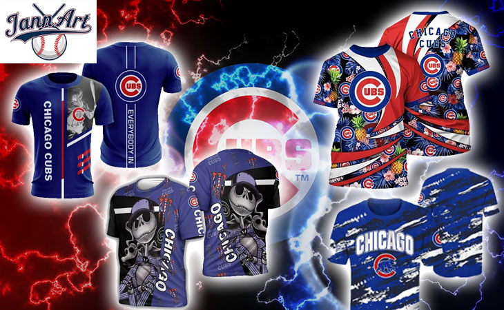 Chicago Cubs All Over Print T Shirt