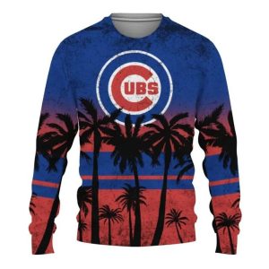 Chicago Cubs Coconut Beach Tropical Ugly Sweater