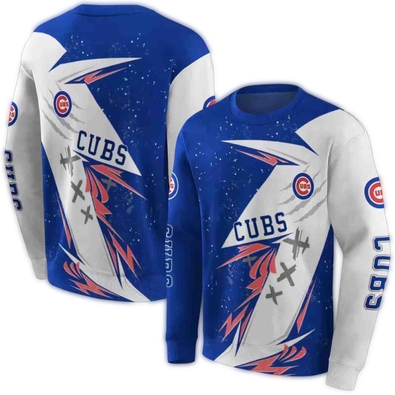 Chicago Cubs Dynamic Slash AOP Sweatshirt 1