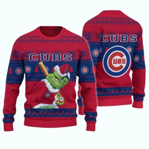 Chicago Cubs Grinch Stolen Ugly Sweater