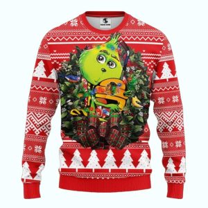 Chicago Cubs Grinch Xmas Day Christmas Ugly Sweater