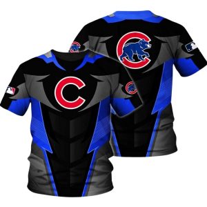 Chicago Cubs All Over Print T-Shirt - In My Heart Design