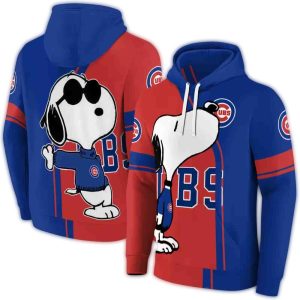 Chicago Cubs Snoopy All-Over Print Hoodie For Fans And Collectors