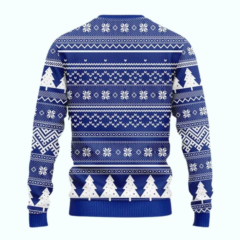 Chicago Cubs Skull Flower Ugly Sweater - Image 2
