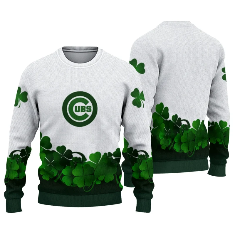 Chicago Cubs St Patrick Ugly Sweater 1