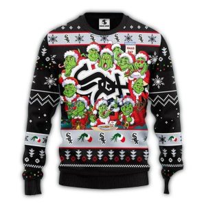 Chicago White Sox 12 Grinch Xmas Day Christmas Ugly Sweater