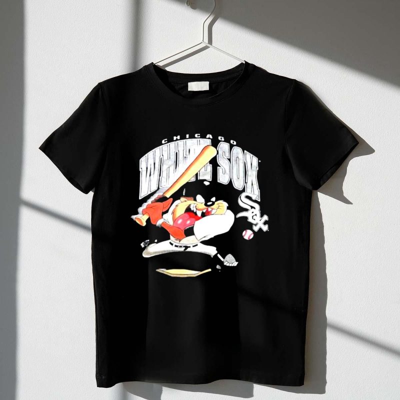 Chicago White Sox 1996 Taz Baseball Character with Bat T Shirt t shirt 1 1