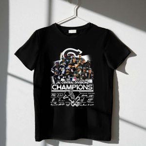 Chicago White Sox 2021 Al Central Division Champions Signature T-Shirt