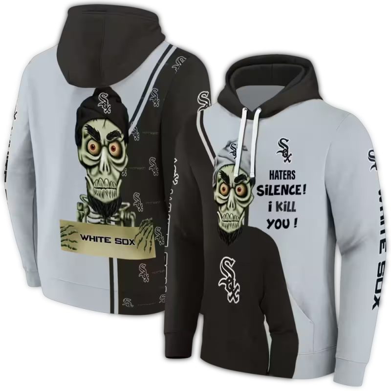 Chicago White Sox Achmed Skull AOP Hoodie 1