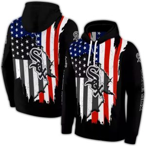 Chicago White Sox American Pride All Over Print Hoodie