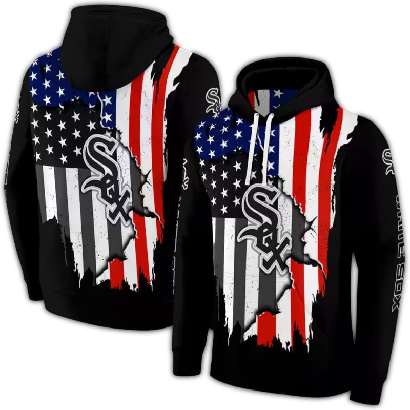 Chicago White Sox American Pride AOP Hoodie 1