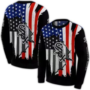 Chicago White Sox American Pride All Over Print Sweatshirt