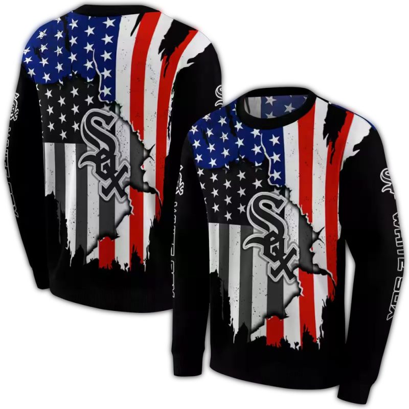 Chicago White Sox American Pride AOP Sweatshirt 1