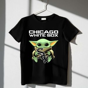 Chicago White Sox Baby Yoda Graphic T-Shirt For Kids