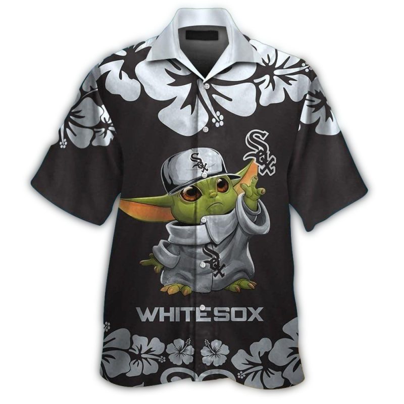 Chicago White Sox Baby Yoda Surf Summer Tropical Hawaiian Shirt 1