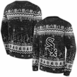 Chicago White Sox Christmas Trees All Over Print Sweatshirt