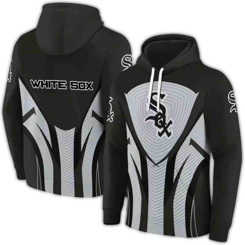 Chicago White Sox Concentric Lines AOP Hoodie 1