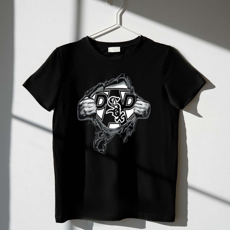 Chicago White Sox Dad Emblem Rip T Shirt t shirt 1 1