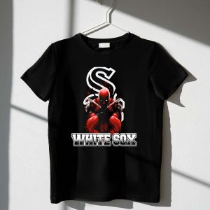 Chicago White Sox Deadpool Crossover Logo T-Shirt For Fans