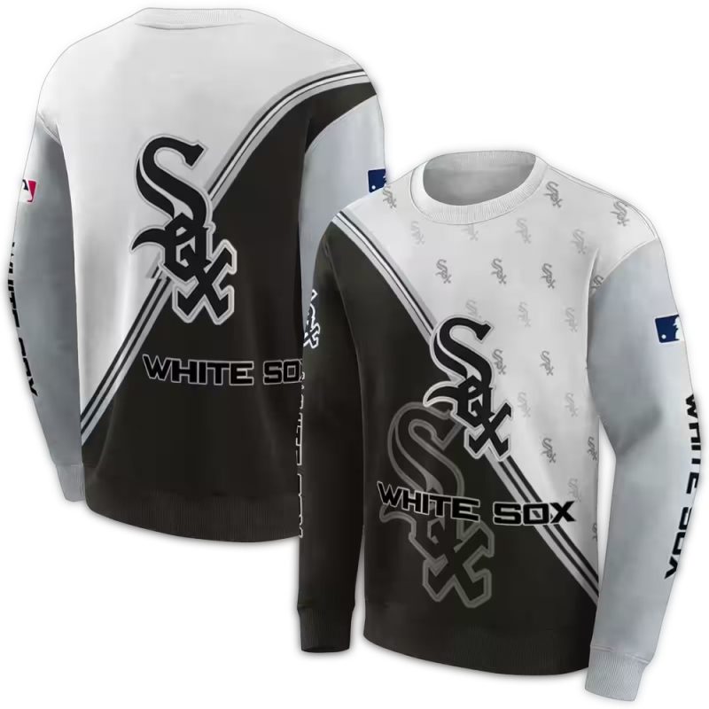 Chicago White Sox Diagonal Stripe AOP Sweatshirt 1