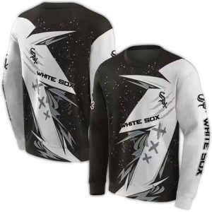 Chicago White Sox Dynamic Slash All Over Print Sweatshirt