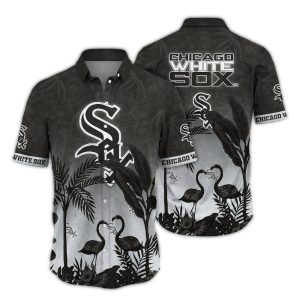 Vintage Chicago White Sox Flamingo Landscape Hawaiian Shirt For Men