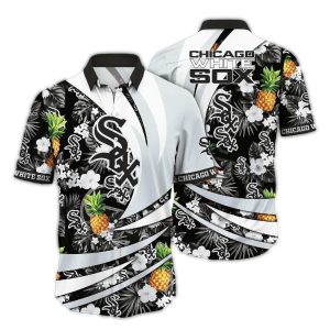 Chicago White Sox Floral Pineapple Pattern Hawaiian Shirt For Men