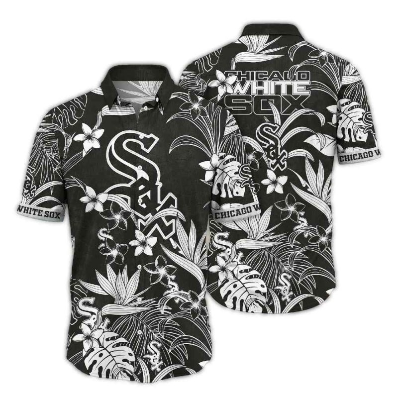 Chicago White Sox Flower Floral Pattern Retro Vintage Hawaiian Shirt 1