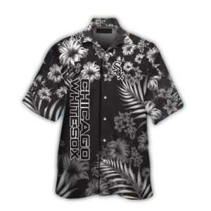 Chicago White Sox Floral Leaf Summer Hawaiian Shirt For Men