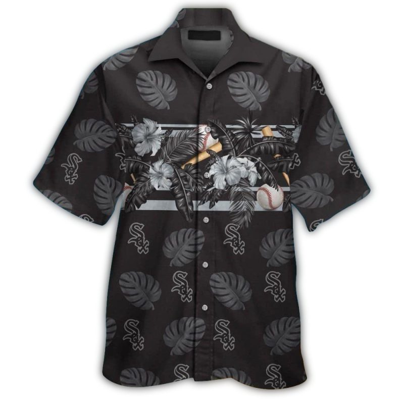 Chicago White Sox Flower Leafs Tropical Hawaiian Shirt 1
