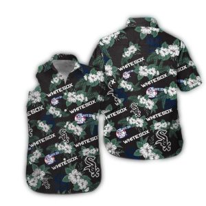 Chicago White Sox Floral Print Hawaiian Shirt For Summer Style
