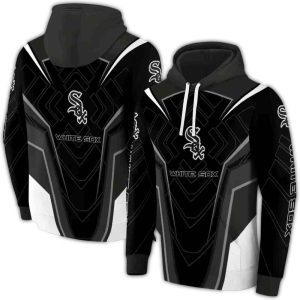 Chicago White Sox Futuristic Pattern All Over Print Hoodie