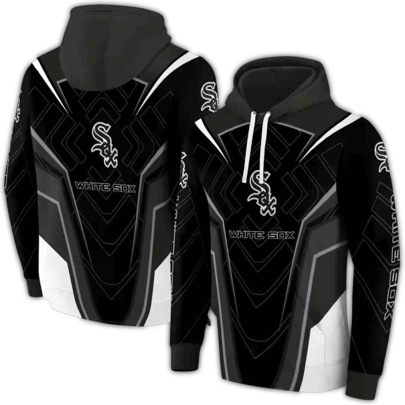Chicago White Sox Futuristic Pattern AOP Hoodie 1